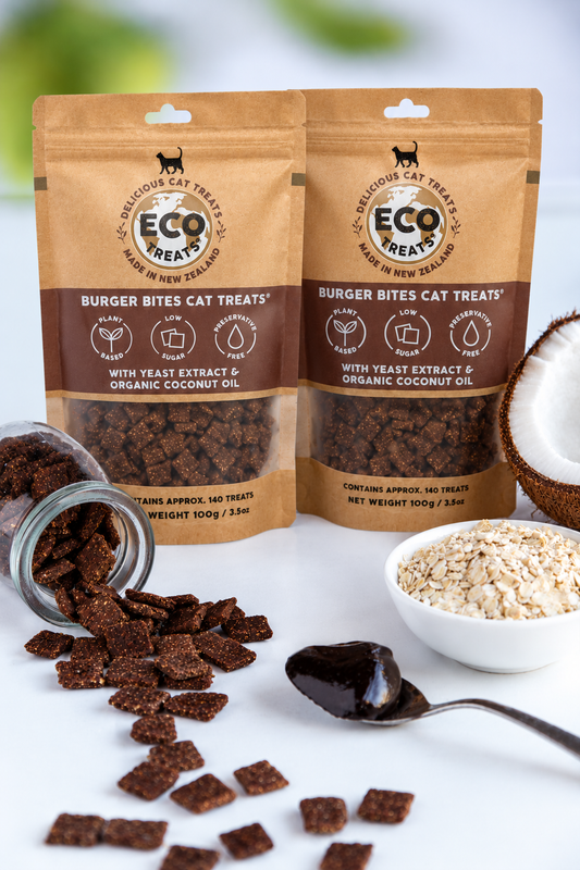 ECO TREATS® Cat Birthday Present / Gotcha Day Gift Pack - Two Treat Packs