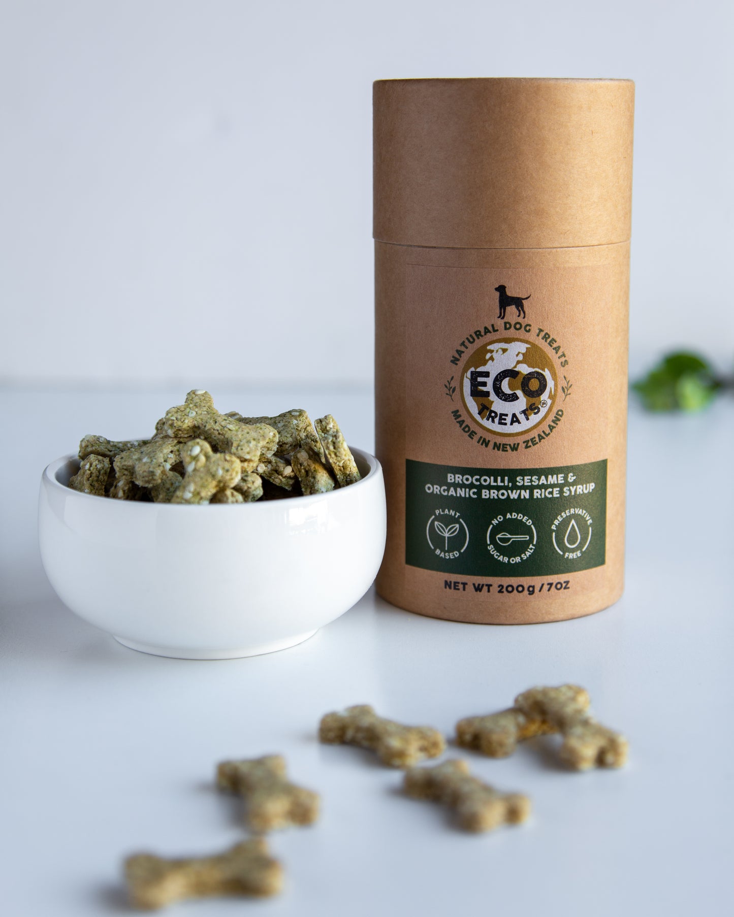 ECO TREATS® Broccoli, Sesame & Organic Brown Rice Syrup - Dog Treats